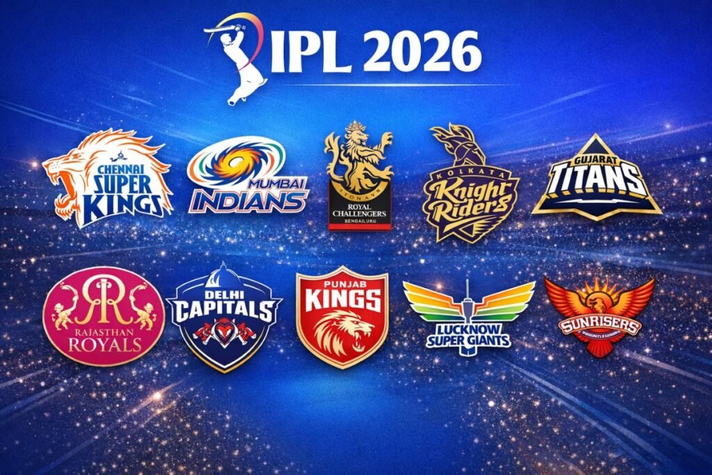 TATA IPL 2026 Teams List – All Teams & Squads 2 TATA IPL 2026 Teams List
