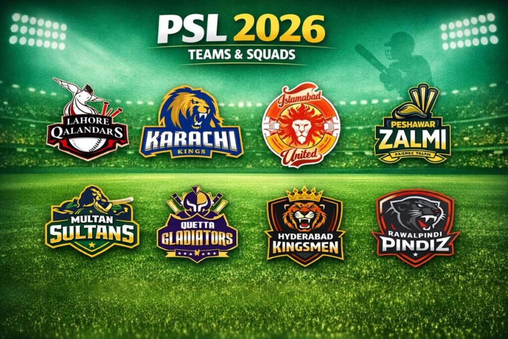 HBL PSL 2026 Teams List
